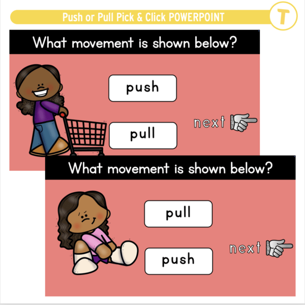 Push or Pull Pick & Click POWERPOINT - Image 3